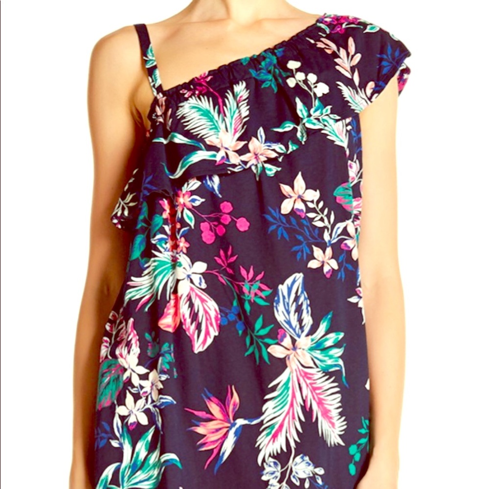 Joe Fresh Navy Floral Dress NWOT!